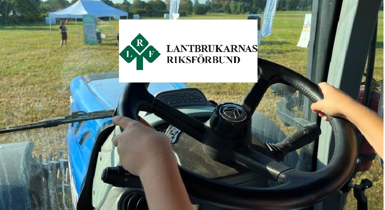 Någon kör traktor