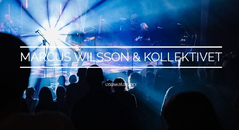 Konsertbild med Marcus Wilsson