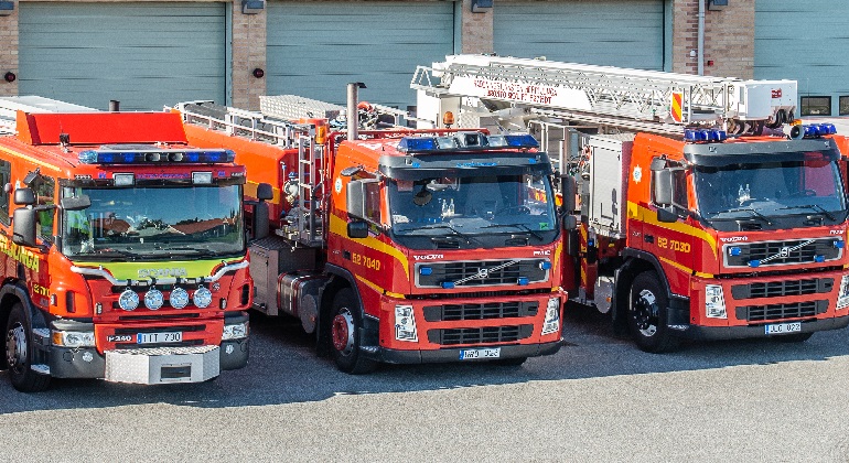 Bilder på brandbilar