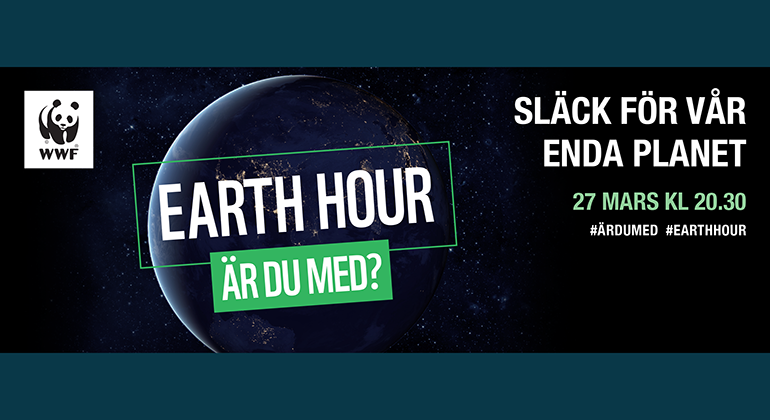 Earth hour banner