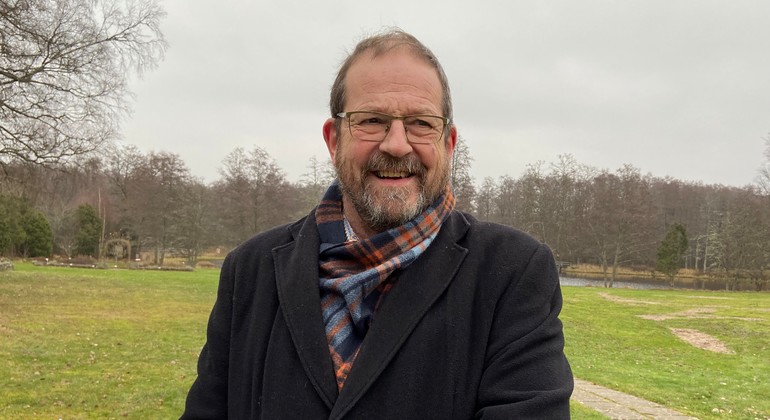 Gunnar Andersson. Bild tagen utomhus.