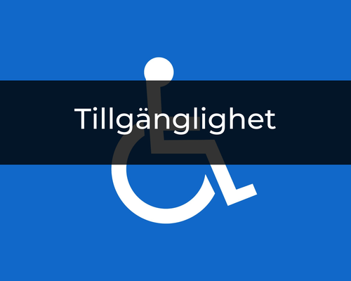 En rullstol som symboliserar tillgänglighet 